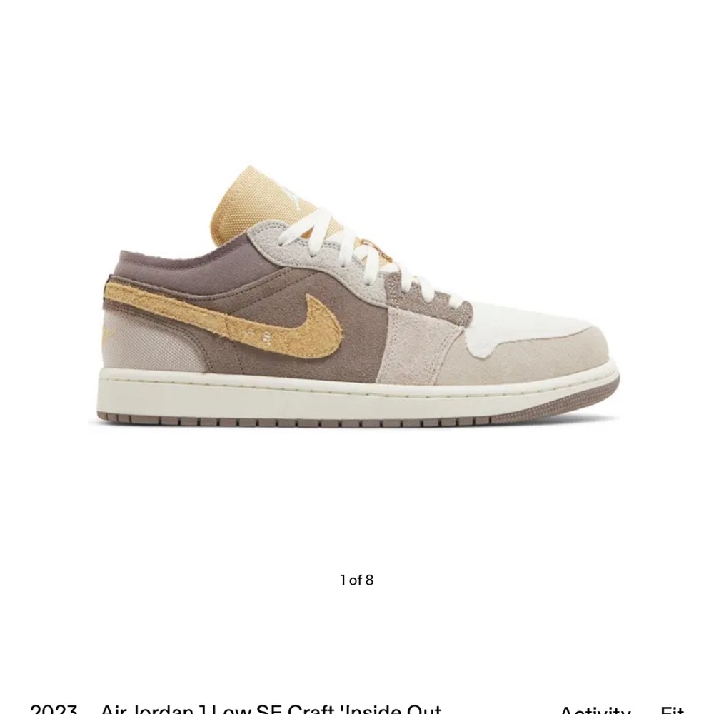 Air Jordan 1 Low SE Craft Sneakers